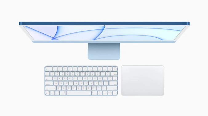 全新 iMac，跨代了。